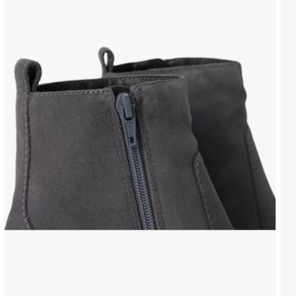 NEW BERNARDO Made In Brazil Suede Norwich Booties in mink for women 725 8j4 - Picture 5 of 7